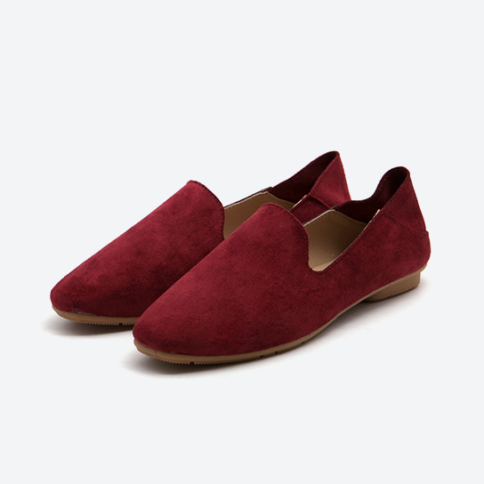 LO-127 _ suede flat loafer
