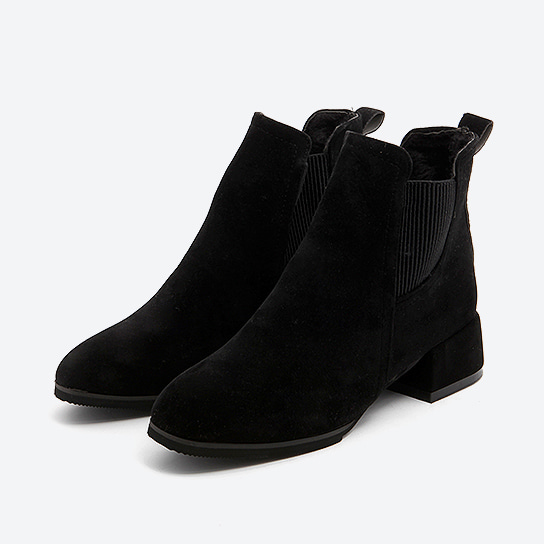 BO-Q7 _ suede napping chelsea boots