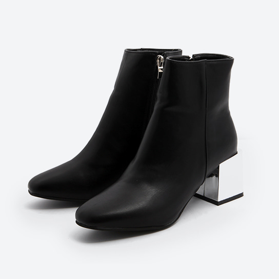 BO-5382 _ mirror heel point ankle boots
