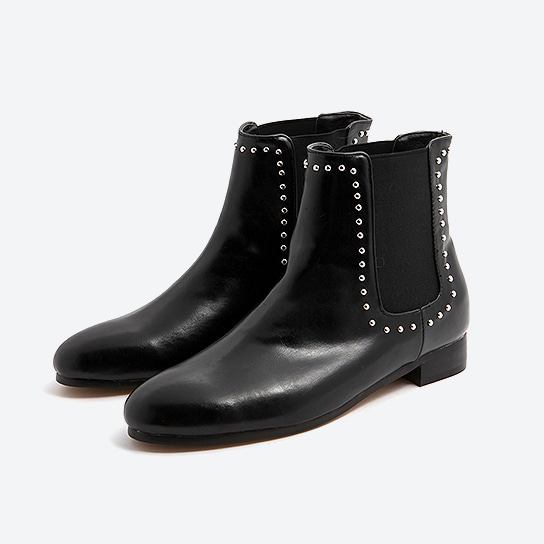BO-176 _ stud point chelsea boots