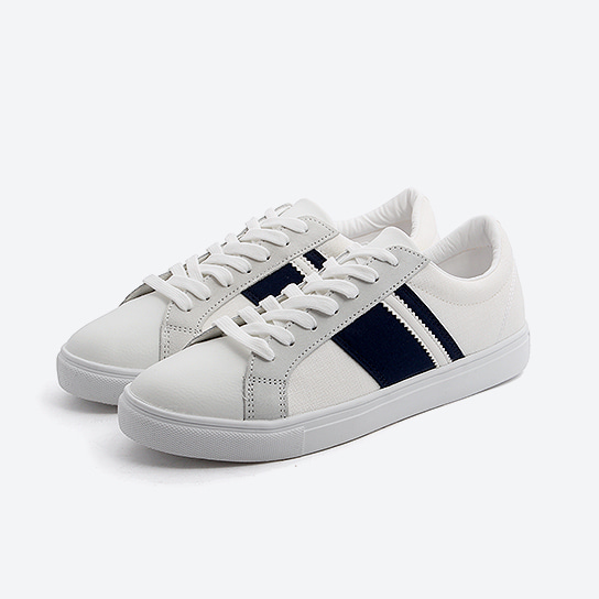 SN-THRILL _ scheme point fabric sneakers
