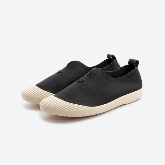 SN-017 _ real leather 2type slip-on